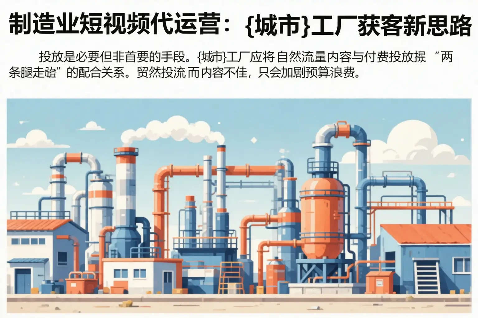 制造业短视频代运营:平和工厂获客新思路
